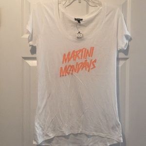 Express white logo t-shirt